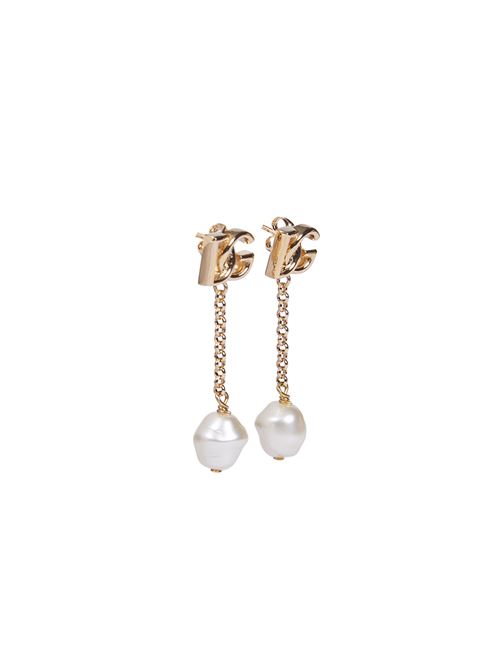 Golden metal earrings DOLCE & GABBANA | WEP2P1W1111ZOO00